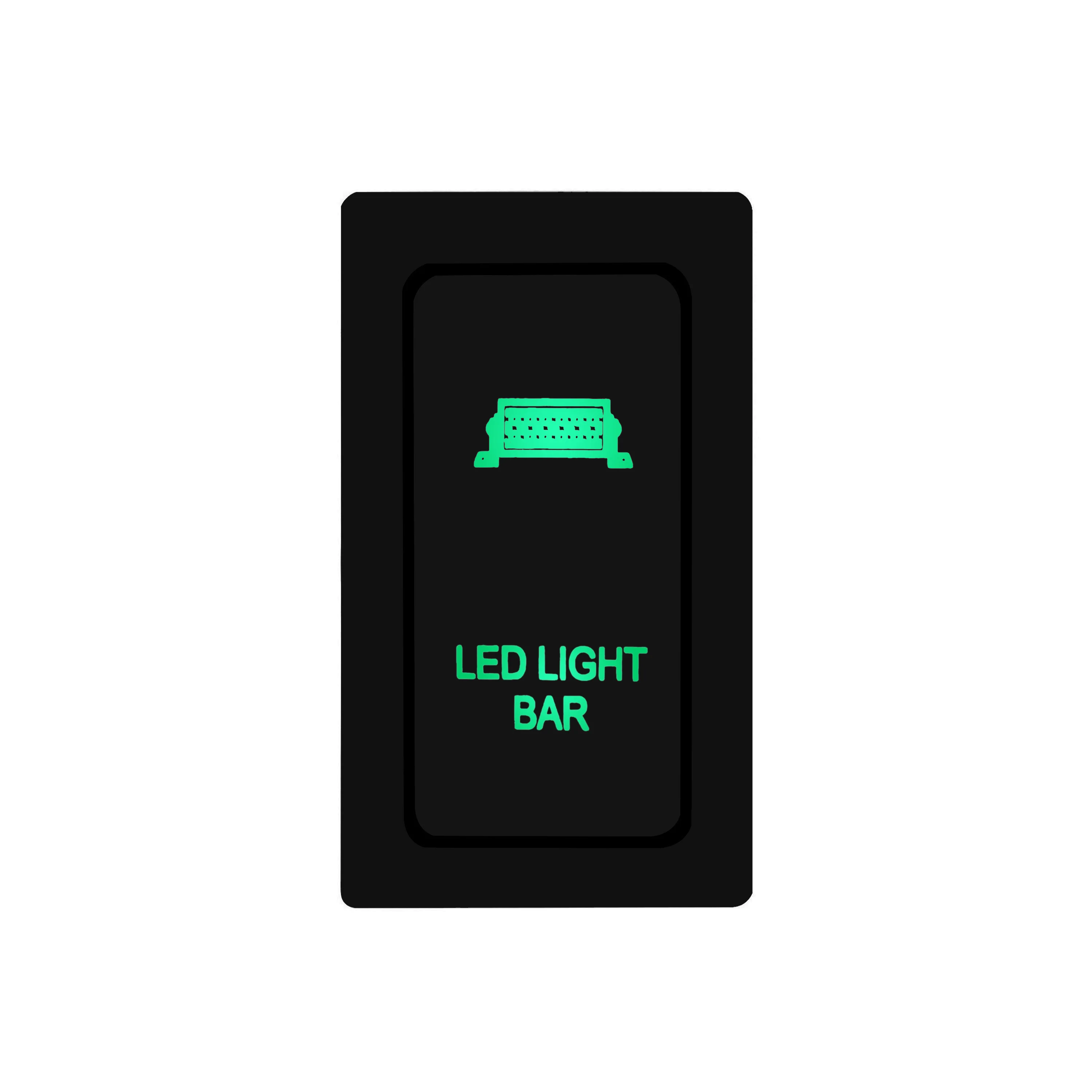 

Автомобильный кнопочный переключатель 12 В, зеленая светодиодная панель, фары заднего/точечного/противотуманного/дальнего света для TOYOTA Prado 90 95 LandCruiser, Сменные аксессуары