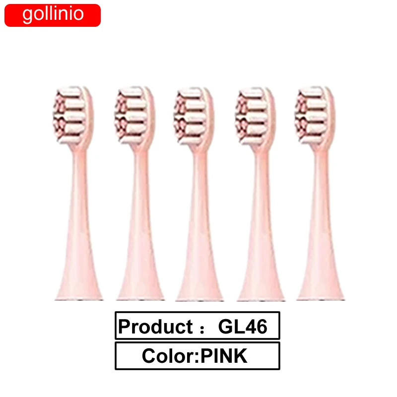 

gollinio Brand Electric Toothbrush Head soft brush head GL sensitive Replacement GLBRUSHHEAD GL46