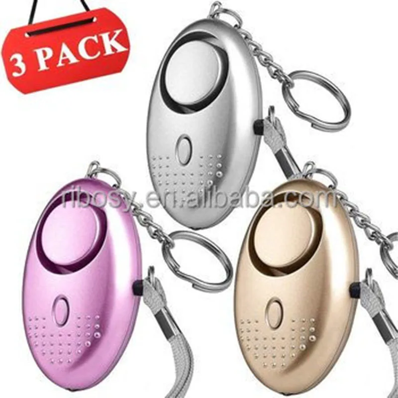 RIBOSY Miniature Personal Safety Alarm Safety Alarm Lanyard Pothook Micro USB Cable MADE IN CHINA