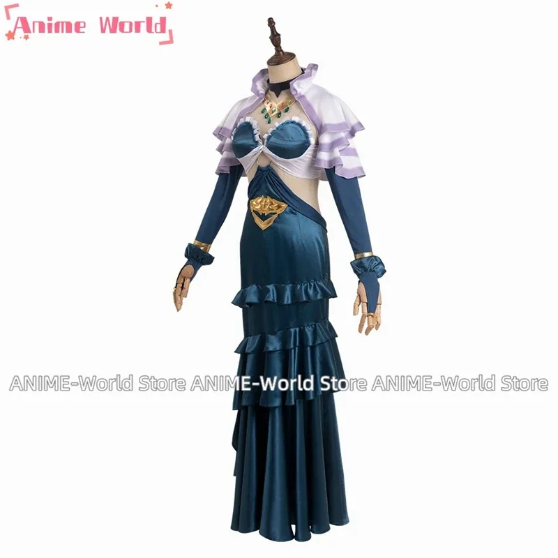 Косплей альбедо по индивидуальному размеру Женский костюм аниме одежда для