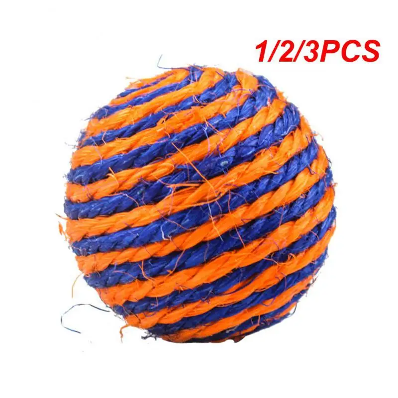 

1/2/3PCS Pet Toy Dog Toys Cat Toys Rope Weave Ball Chewing Catch Interactive Training Toy Dog Accessories Cat Accessories Pet