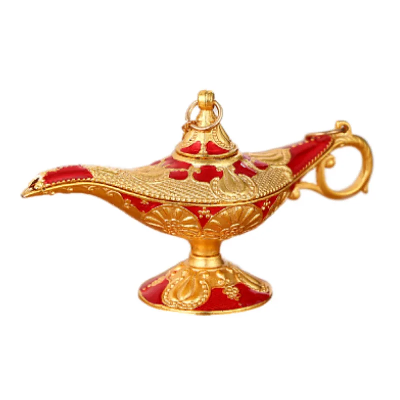 Винтажная лампа Аладдина Джин декоративная фигурка ретро ностальгический стиль