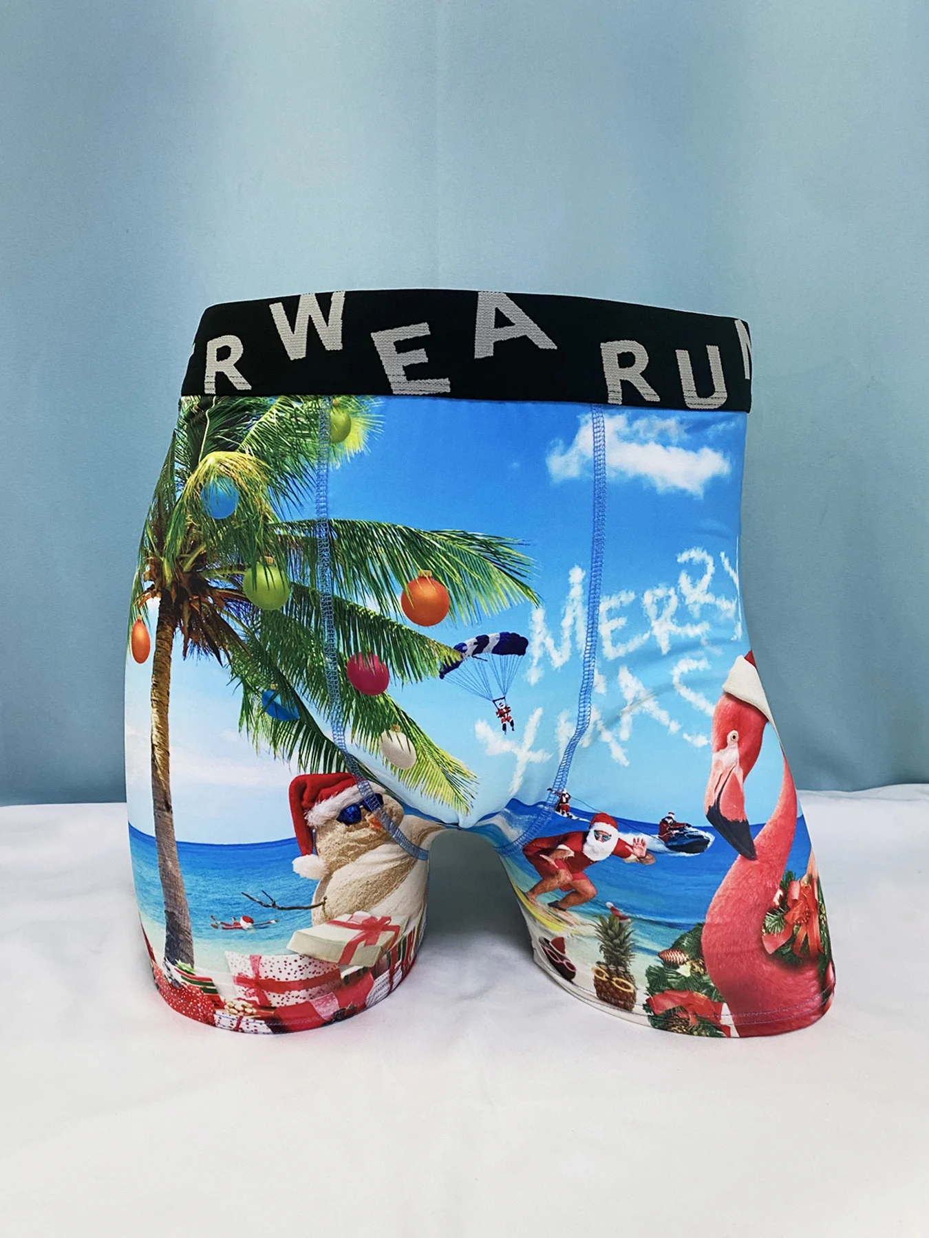 Смешная Рождественская елка Санта-Клаус Снеговик мужской костюм животного