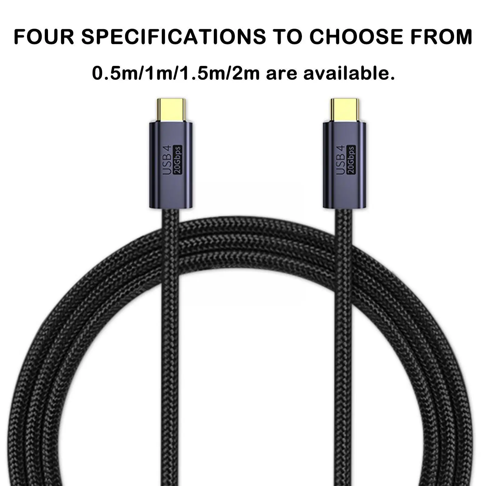 Фото Usb-кабель для передачи данных, 20 Гбит/с, 100 Вт, 5 А №1