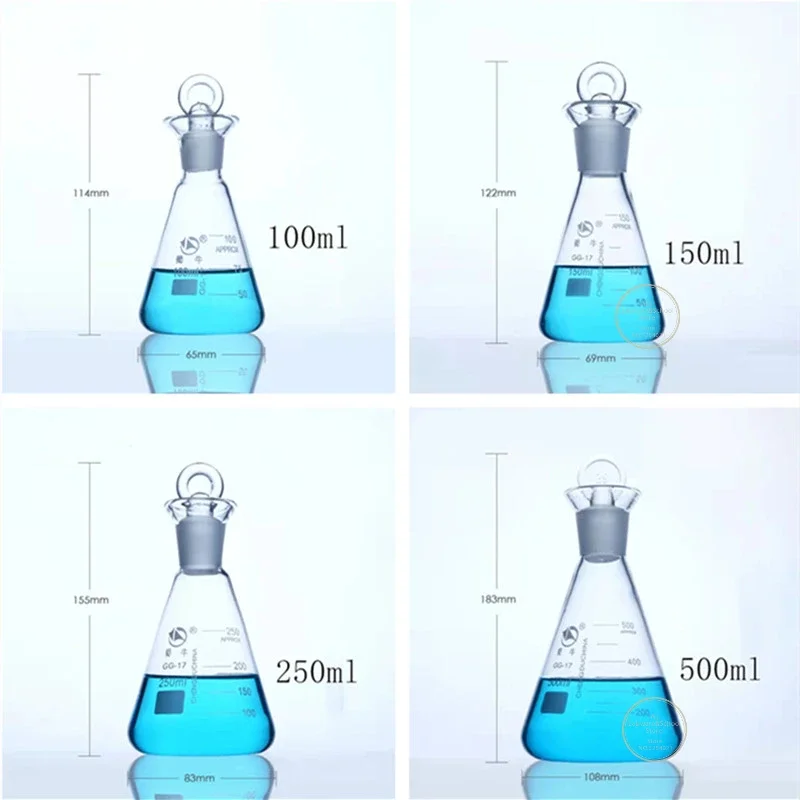1 шт. от 50 до 1000 мл колба с цифрами иона для определения соода трехугольная иодом