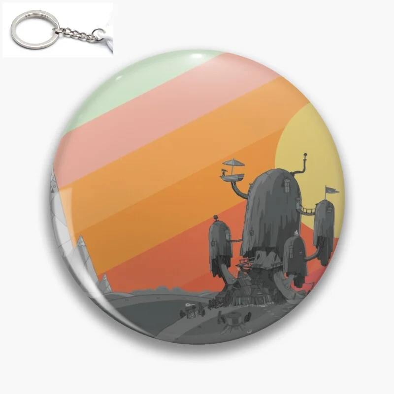 Land Of Ooo Adv пряжка для ключей оригинальный дизайн ювелирные изделия модные брелки