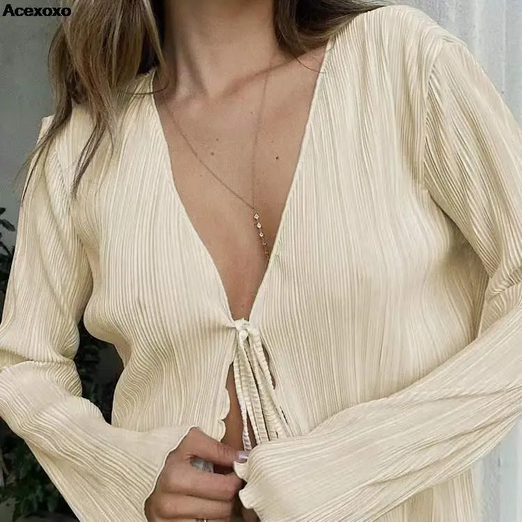 Женский кардиган с вязаным крючком Повседневный Кардиган длинным рукавом и