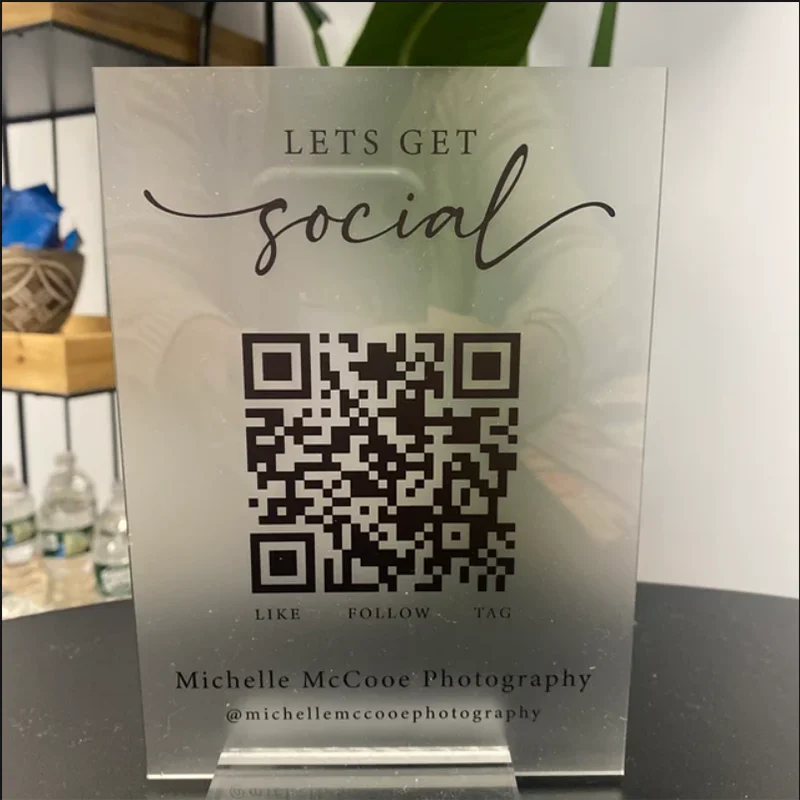 Фото QR-код,Обзор орального нотимедиа, Знак бизнеса, Возможен Review, Facebook Обзор Google, Табличка отображения кода QR, Сканирование к оплате №5