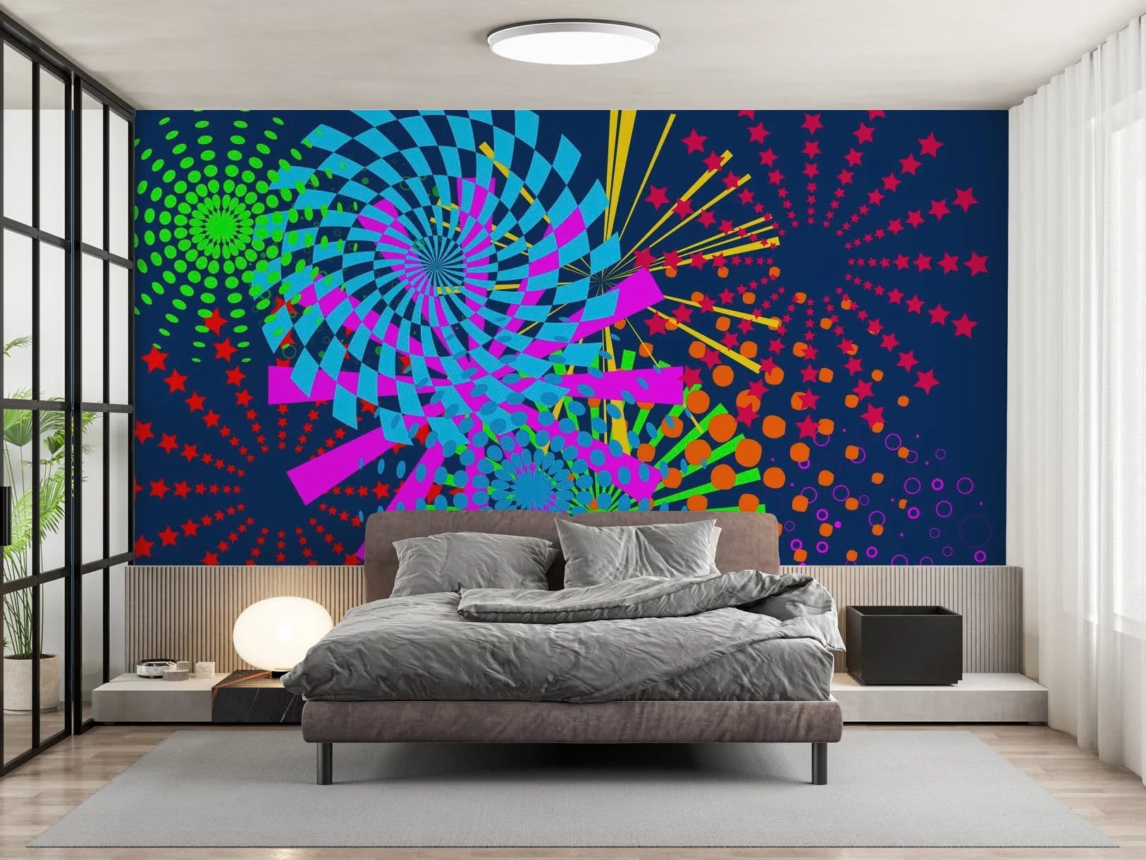 

Simple Abstract Series Tapestry Psychedelic Geometric Tapestry Living Room Bedroom Wall Decor Home Decor Tapestry