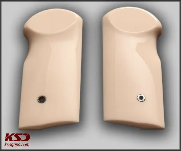 

Ksd Stechkin APS Compatible Ivory Acrylic Grip for Replacement