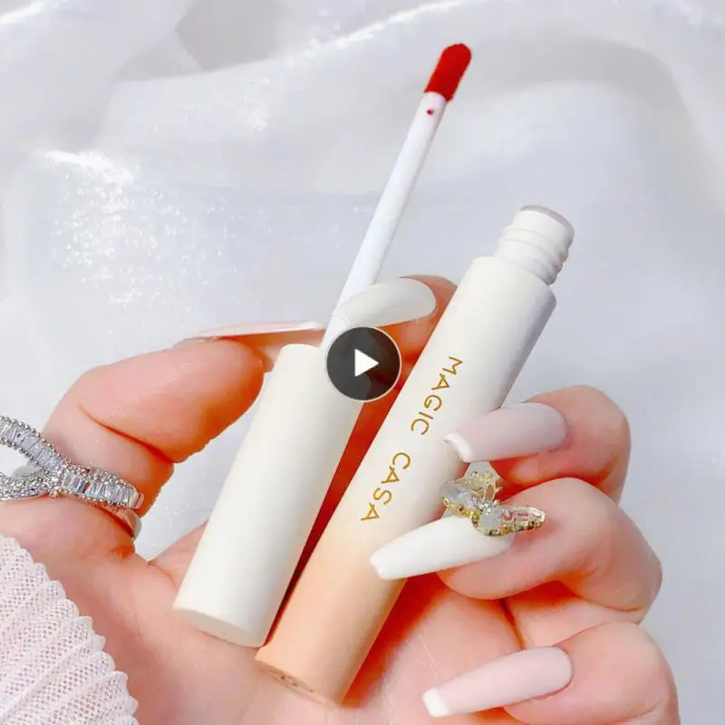 

Set Lip Tint Mud Lipgloss Gift Box Moisturizing Velvet Matte Lipstick Lips Makeup Cute Lip Gloss Lasting Colored Lip Stick