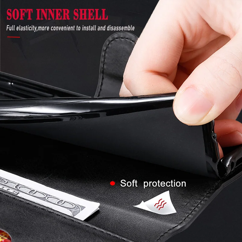 Чехол-бумажник для Nokia 2 3 4 6 7 2019 1 8 Plus X7 X7I 9 PlusView роскошный флип-чехол из