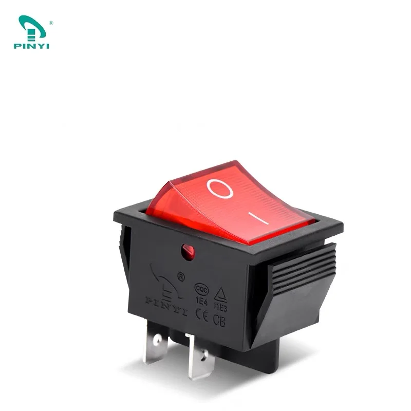 

5 шт. PINYI KCD7-2211N 20A сильноточный кулисный переключатель 4 пластины ВКЛ-ВЫКЛ с Noen Light CE TUV