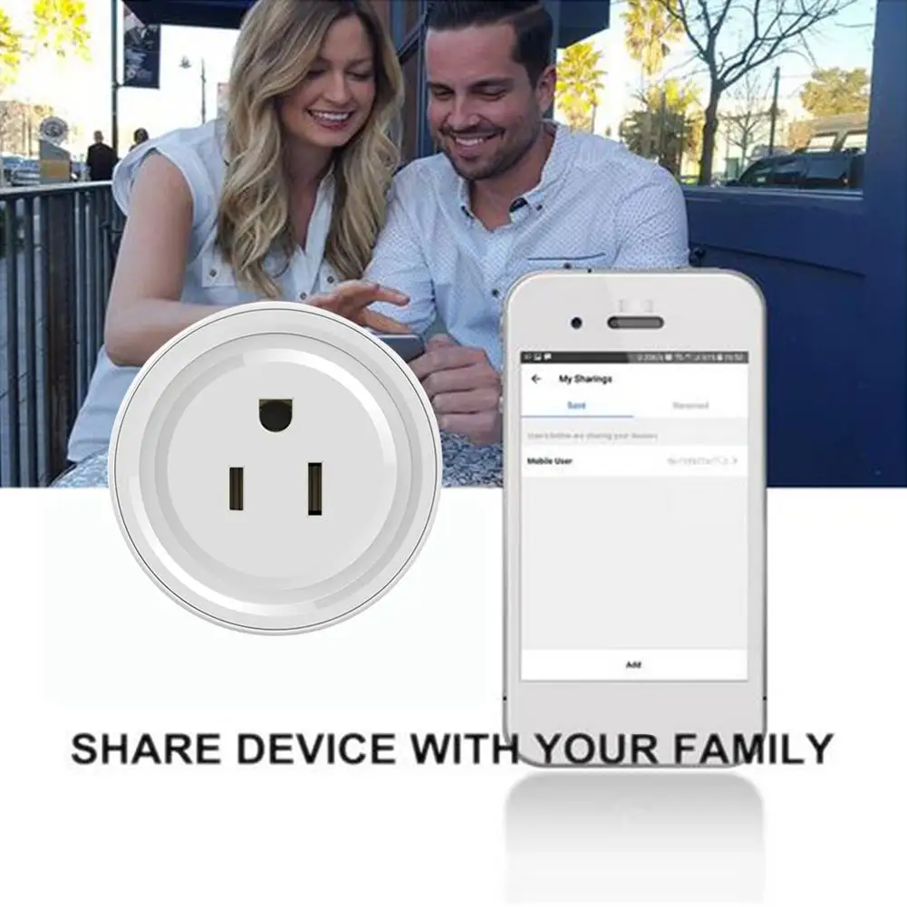 

WiFi Smart Socket US/EU Plug Flame Retardant PC Shell Three Timing Modes Wireless Remote Socket Power Adapter Remote Control