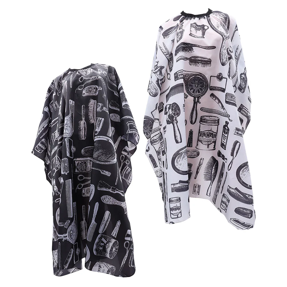 

2Pcs Professional Haircut Barber Cape Hair Salon Capes for Home and Salon