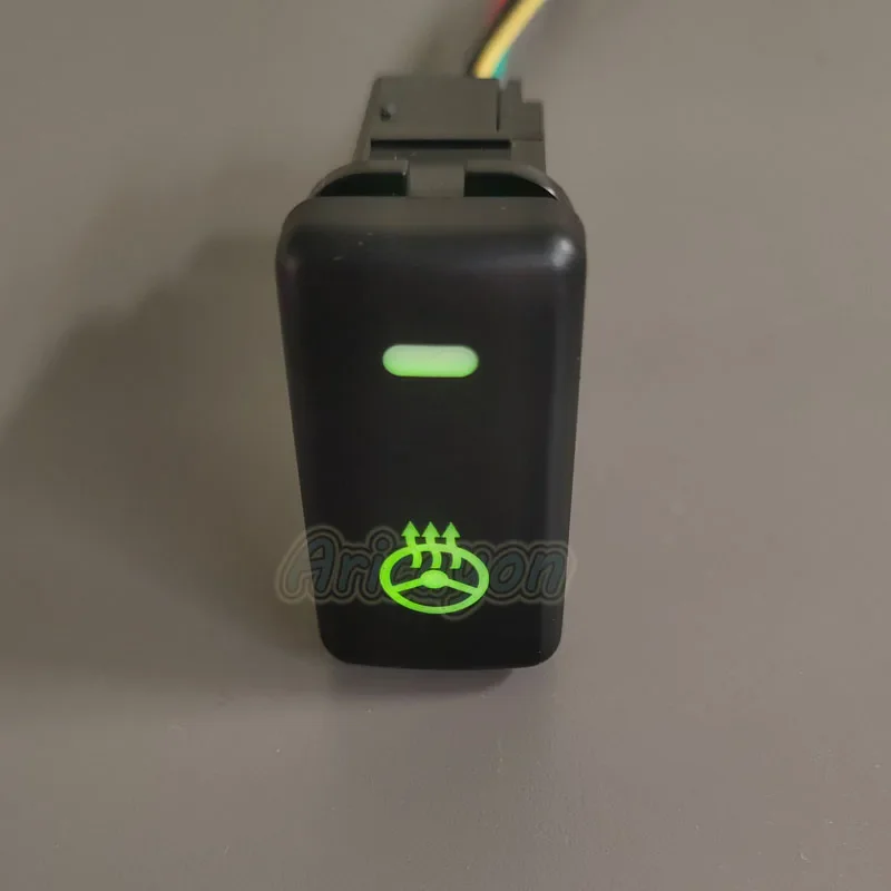 

Зеленый свет автомобильный переключатель обогрева рулевого колеса с проводом для Toyota Tacoma FJ Cruiser Landcruiser Prado 120 Hilux LC76 REIZ