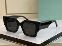sunglasses for women men summer 1003 ow style anti ultraviolet retro plate square full frame brand glasses random box
