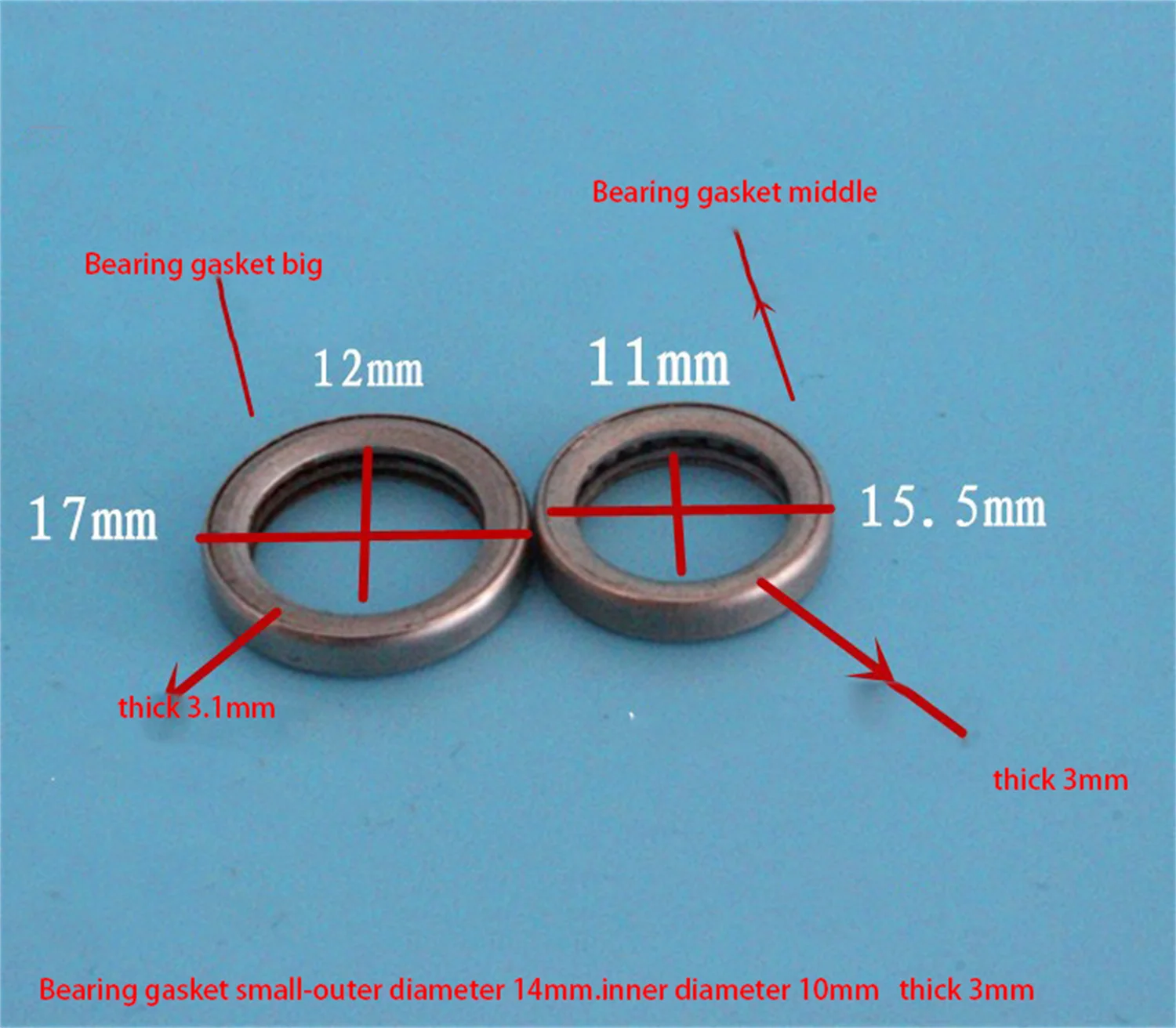 Шайба с прокладкой из нержавеющей стали круглый u-образный плоский подшипник