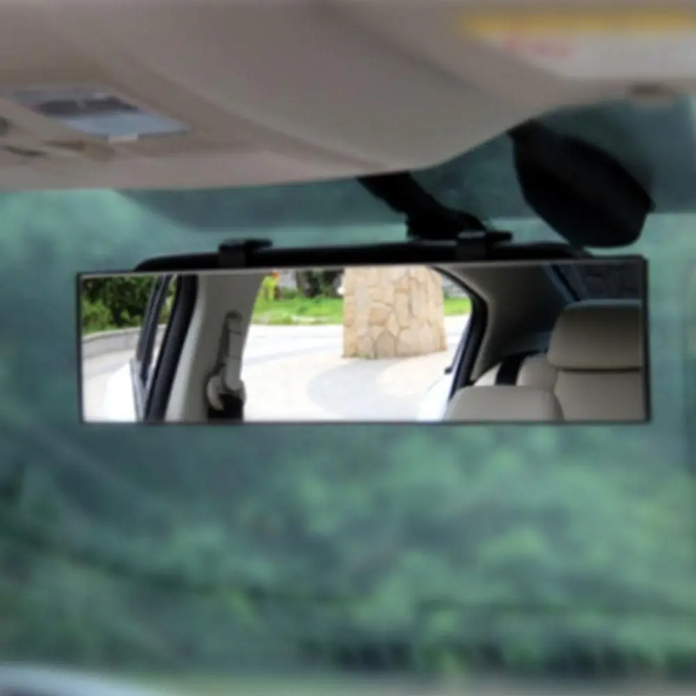 

Небьющееся зеркало заднего вида из АБС-пластика, долговечное Панорамное зеркало для обзора в автомобиле с ангелом, Автомобильное зеркало заднего вида с широким углом обзора