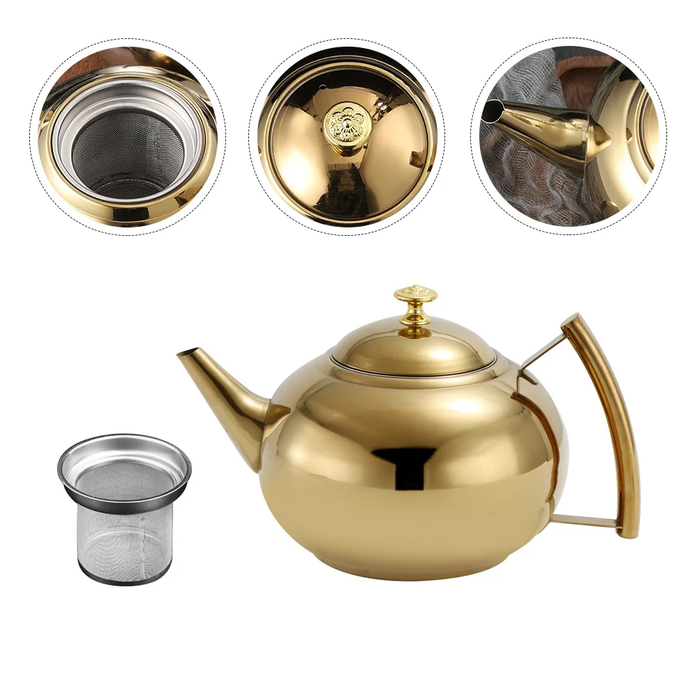 

Loose Tea Pot Induction Tea Kettle Tea Kettle with Infuser Gooseneck Teapot Small Teapot Loose Leaf Teapot