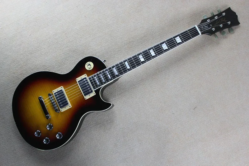 

Free shipping new Who.ale Top quality Newest 2 pickups LP STANDARD Sunburst Electric Guitar 141110