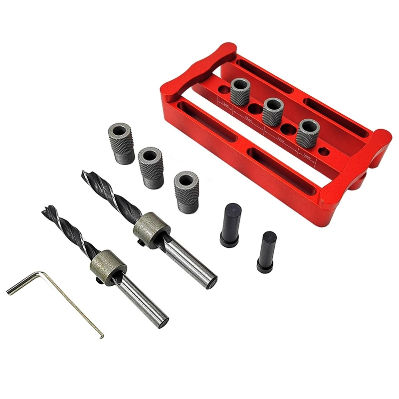 

LBER Woodworking Perforation Locator Round Wood Dowel Perforator Furniture Perforation Opener