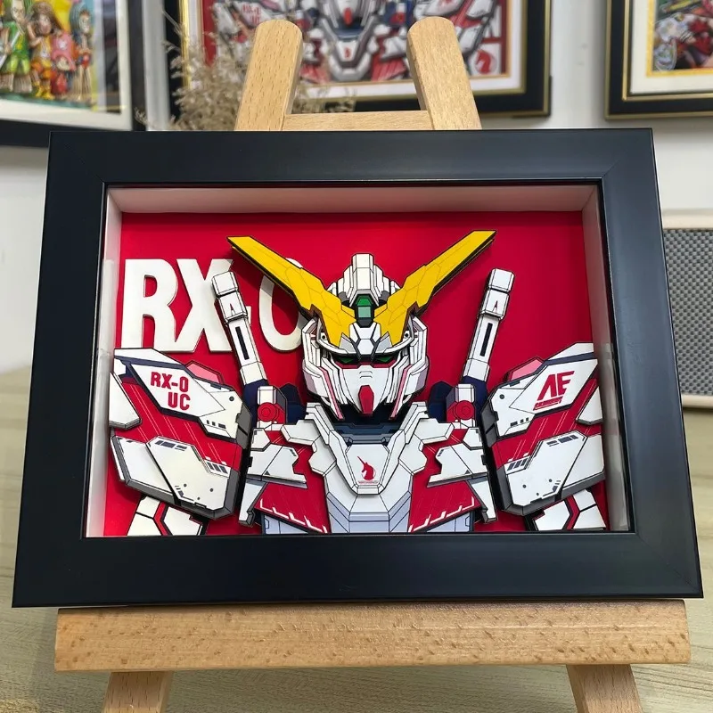 

Anime Japan's surrounding mecha ancestor RX-78 paper art three-dimensional photo album decoration decorations, holiday gifts
