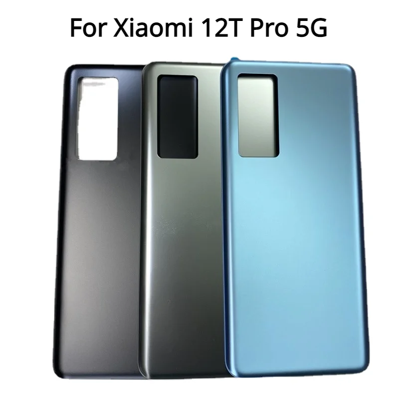 

12 T Housing For Xiaomi 12T Pro 5G 6.67" Mi Glass Battery Cover Repair Replace Back Door Rear Case + Logo Adhesive