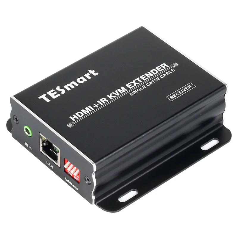 

TESmart Many to Many 120m hdmi kvm extender over ip extender over cat6 support IR or USB keyboard and mouse Control