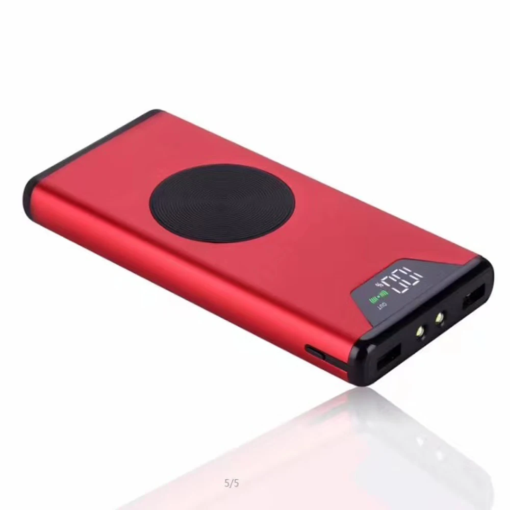 Портативный внешний аккумулятор на 99000 мА · ч с беспроводным зарядным