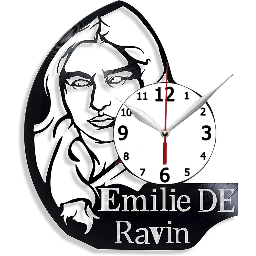 

Декоративные виниловые настенные часы Emilie de Ravin, часы с изображением сценицы, австралийская сценика, искусство, Emilie de Ravin подарок для A