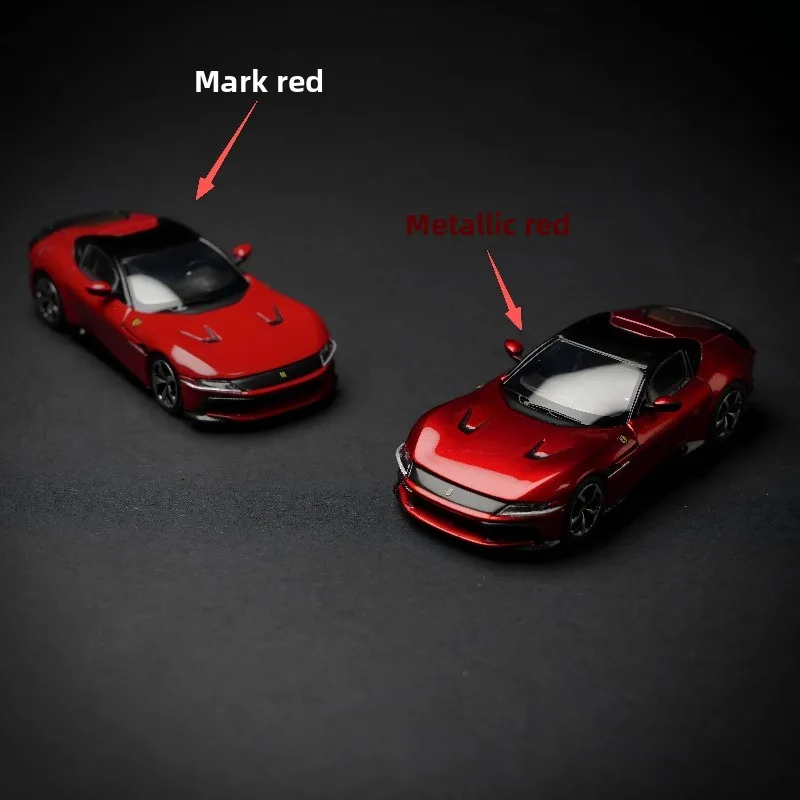 Фото Масштабная модель автомобиля Ferrari 12C Cilindri из литого металла, 1:64 №1