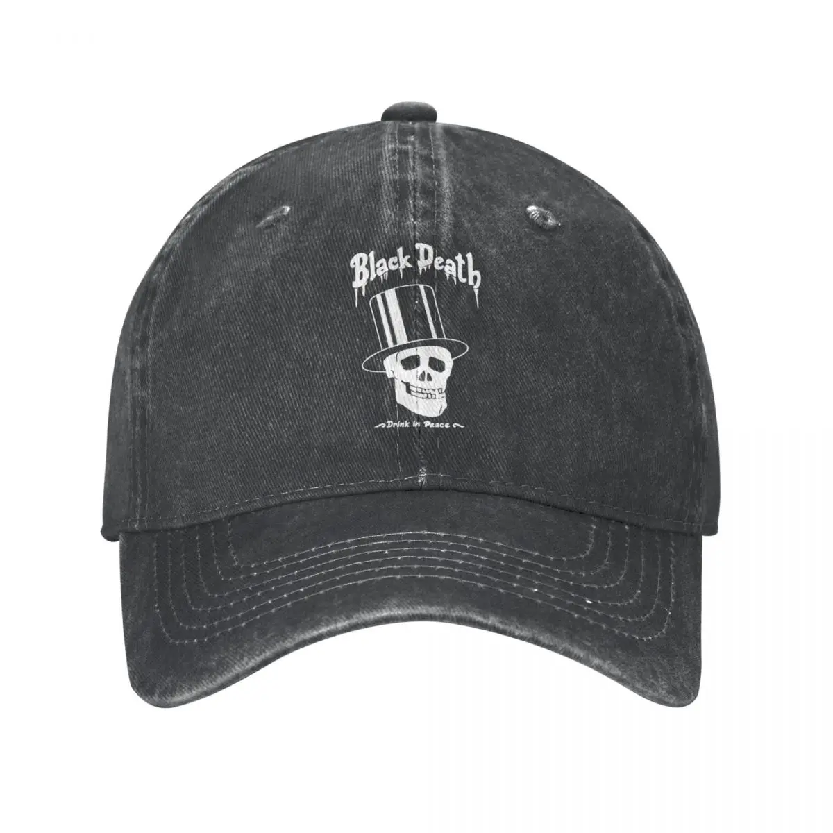 

Black Death Vodka Slash Guns N Roses Men Women Baseball Cap Distressed Washed Hats Cap Vintage Outdoor Running Golf Snapback Cap