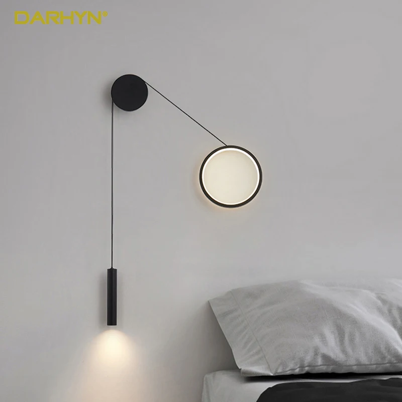 Bedside LED Wall Lamp Modern Minimalist wall Sconce For Living Dinning Room Bedroom  Ambient Lighting Nordic Home Decor Lustre