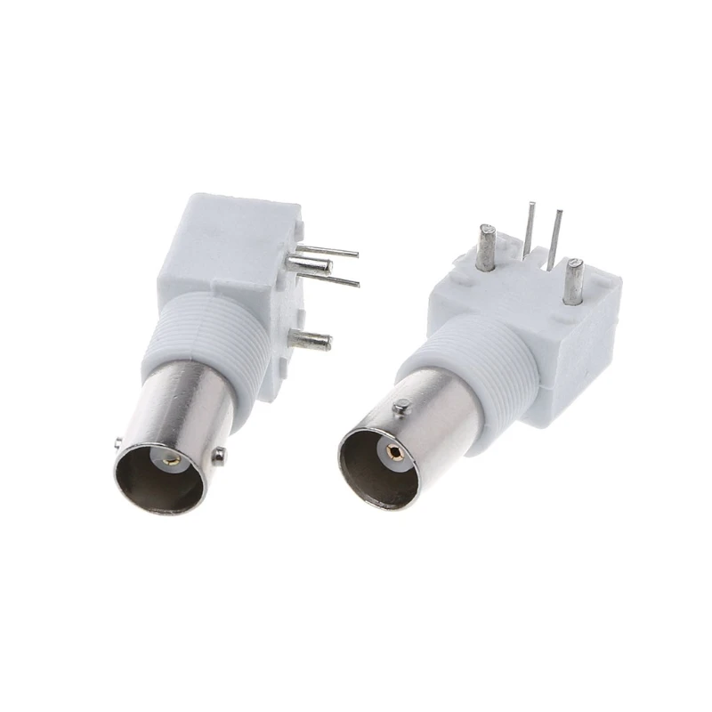 10x PC плата PCB Mount Right Angle BNC Female Jack с разъемом перегородки |