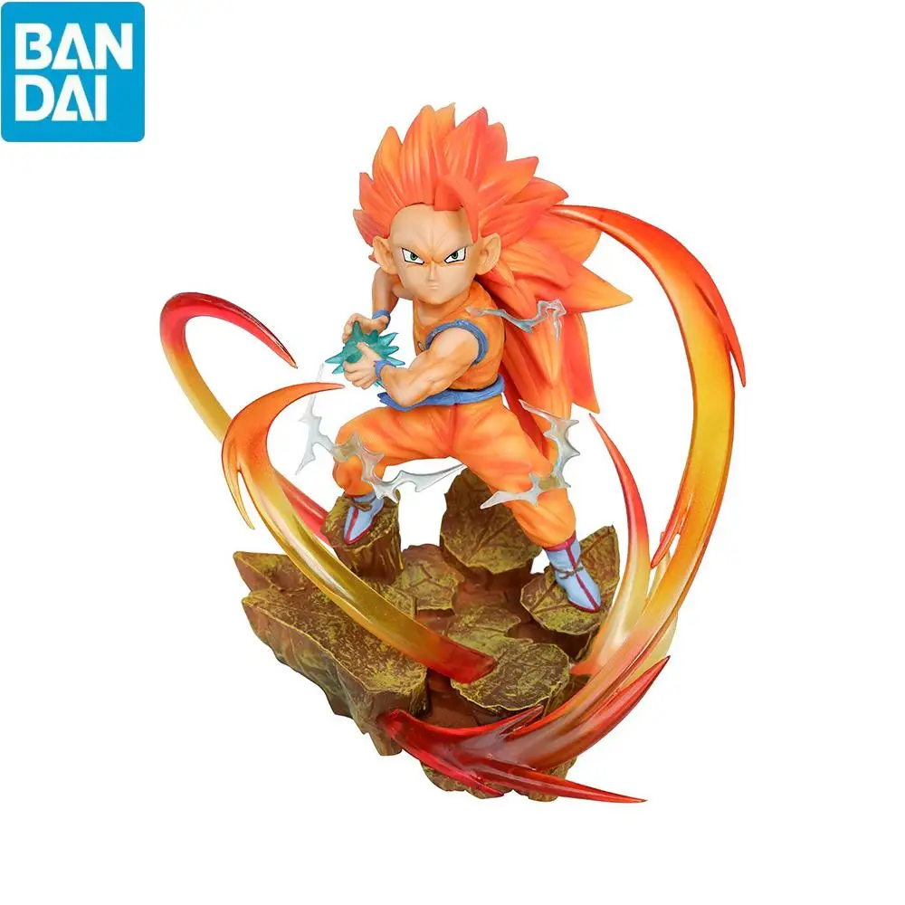 

Bandai Dragon Ball Q-версия супербыстрая аниме Гоку 15 см коллекционные игрушки, декоративная модель для мальчика, подарок на день рождения, новая модель
