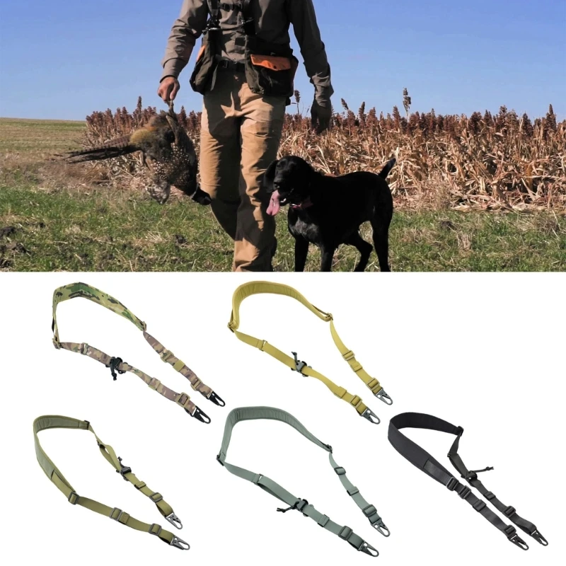 

Adjustable Combat Modular Strap, Durable 500D Nylon Shoulder Strap, 2 Point for Hunter Bags Crossbody Bag