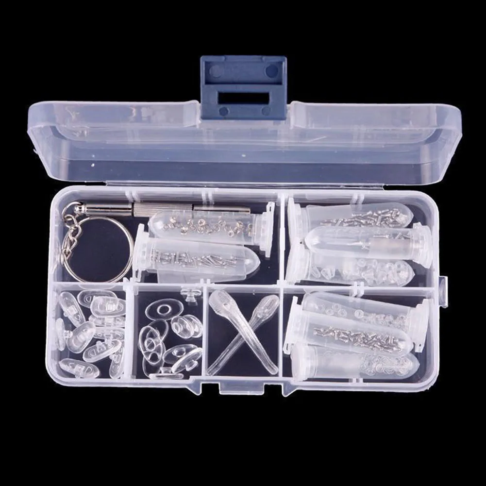 

Durable With Storage Case Maintenance Glasses Repairing Tools Professional Optical Manual Screwdriver Stainless Steel Nose Pad