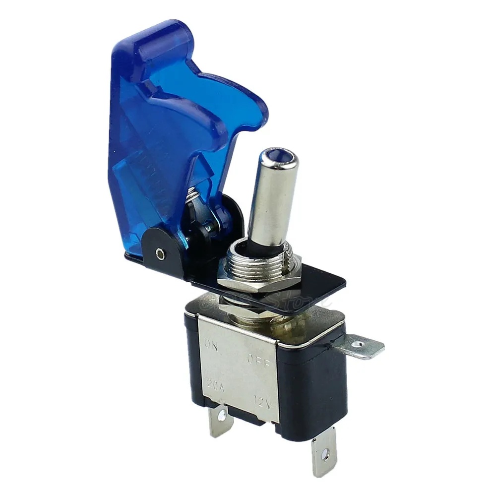 

Светодиодный тумблер 12В с подсветкой и крышкой ракеты