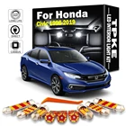 TPKE светодиодная интерьерная с Canbus светильник Kit для 1996-2017 2018 2019 Honda Civic, купол для чтения карты, багажника, номерного знака, автомобильные аксессуары