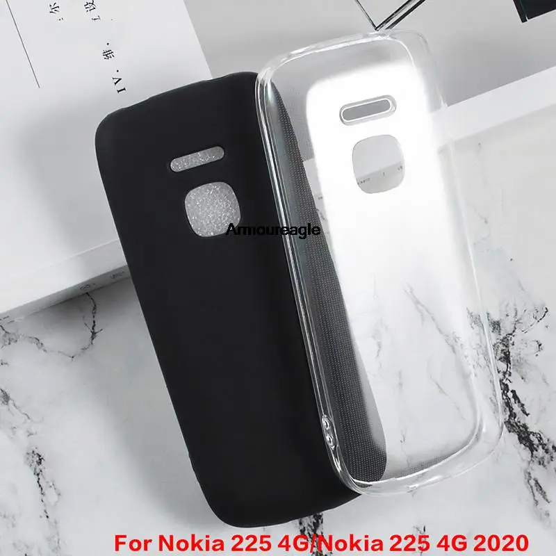 Прозрачный защитный чехол для телефона Nokia 225 4G TA-1321 TA-1296 TA-1279 TA-1276 Чехол из ТПУ