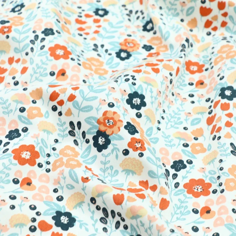 Серия Leaf 100% хлопчатобумажная саржевая ткань для шитья своими руками стеганого