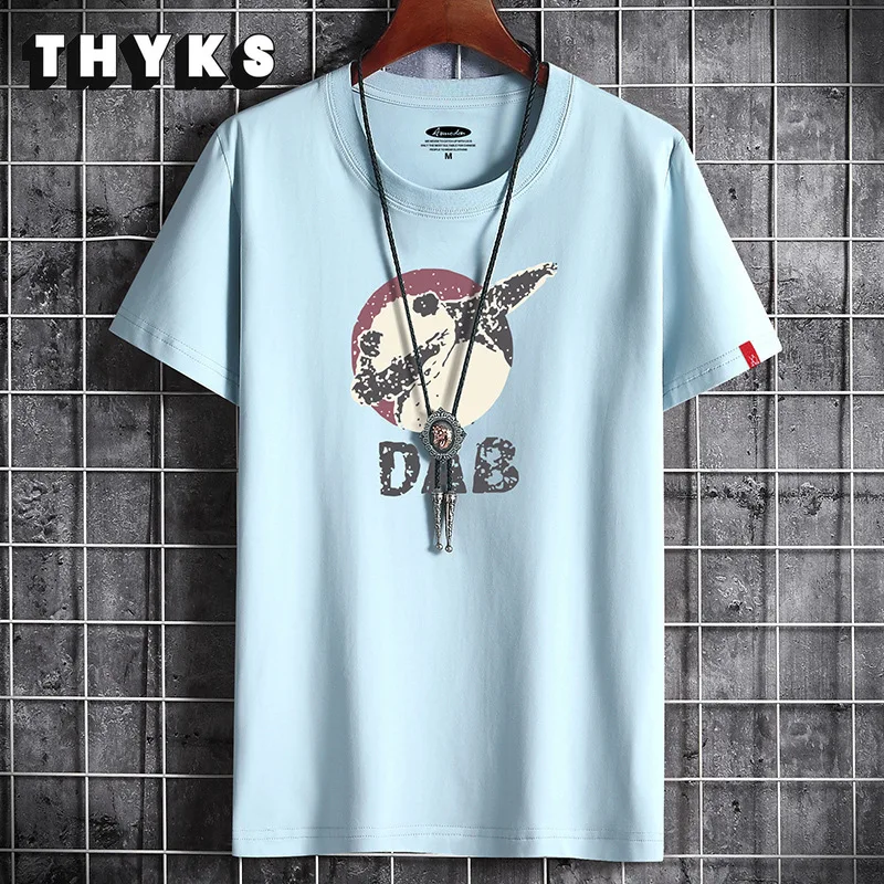 

Футболка мужская оверсайз в стиле аниме, белая, с рисунком