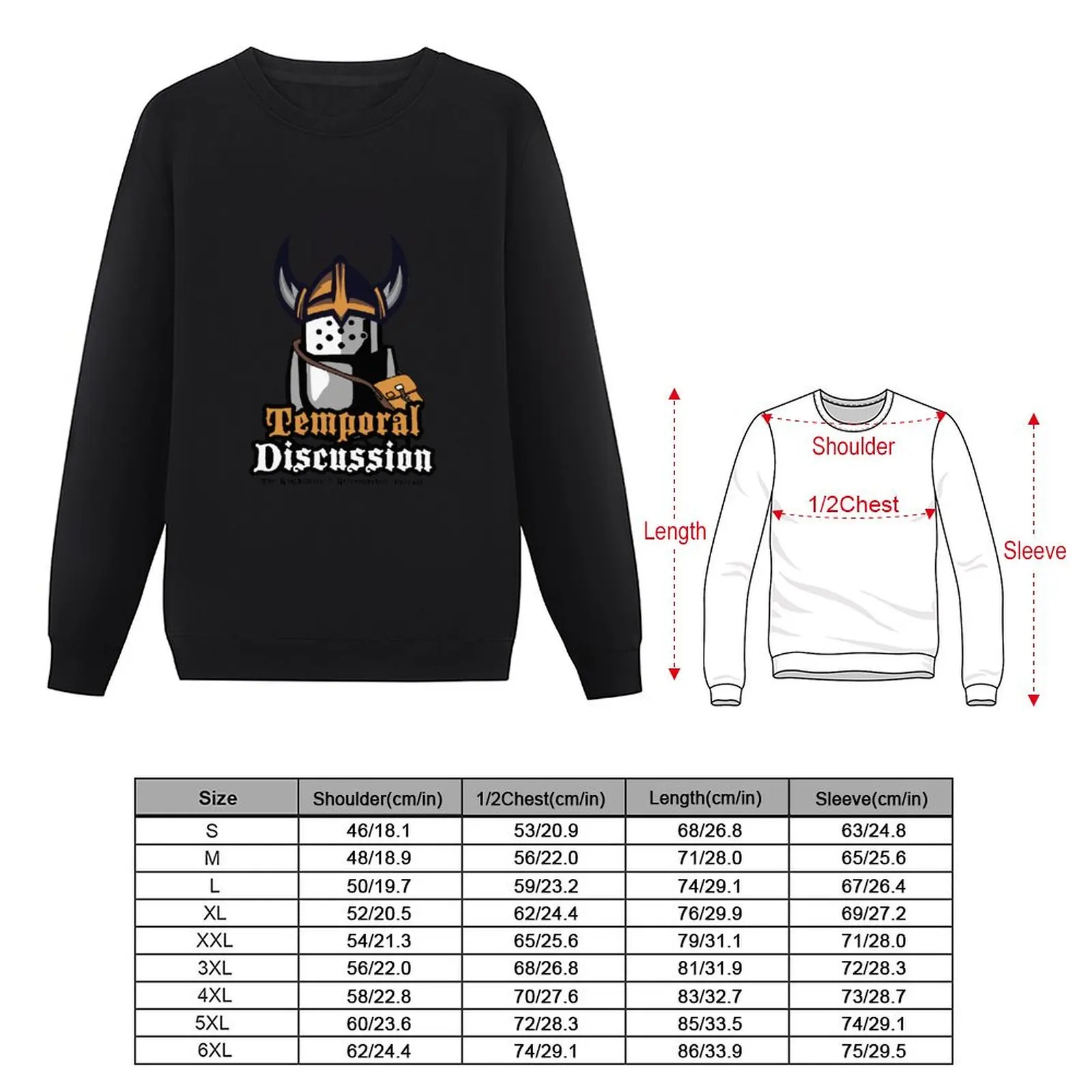 Логотип Temporal Discussion (Кномар) Пуловер Толстовка мужская толстовка зимняя