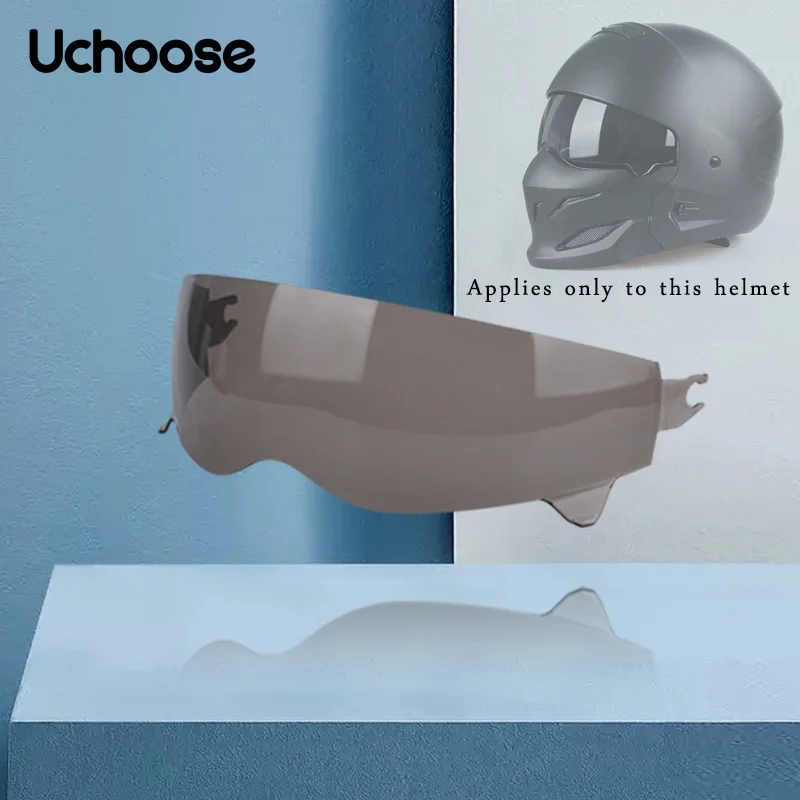 

UCHOOSE helmet special lens inner transparent black inner lens visor