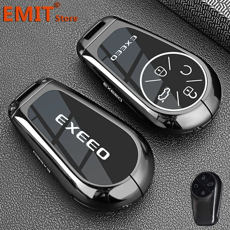 

Чехол для автомобильного ключа из цинкового сплава для Chery EXEED RX TXL VX, модифицированный FL CDM LX PHEV, чехол с дистанционным управлением, держатель для ключей, брелок, аксессуары