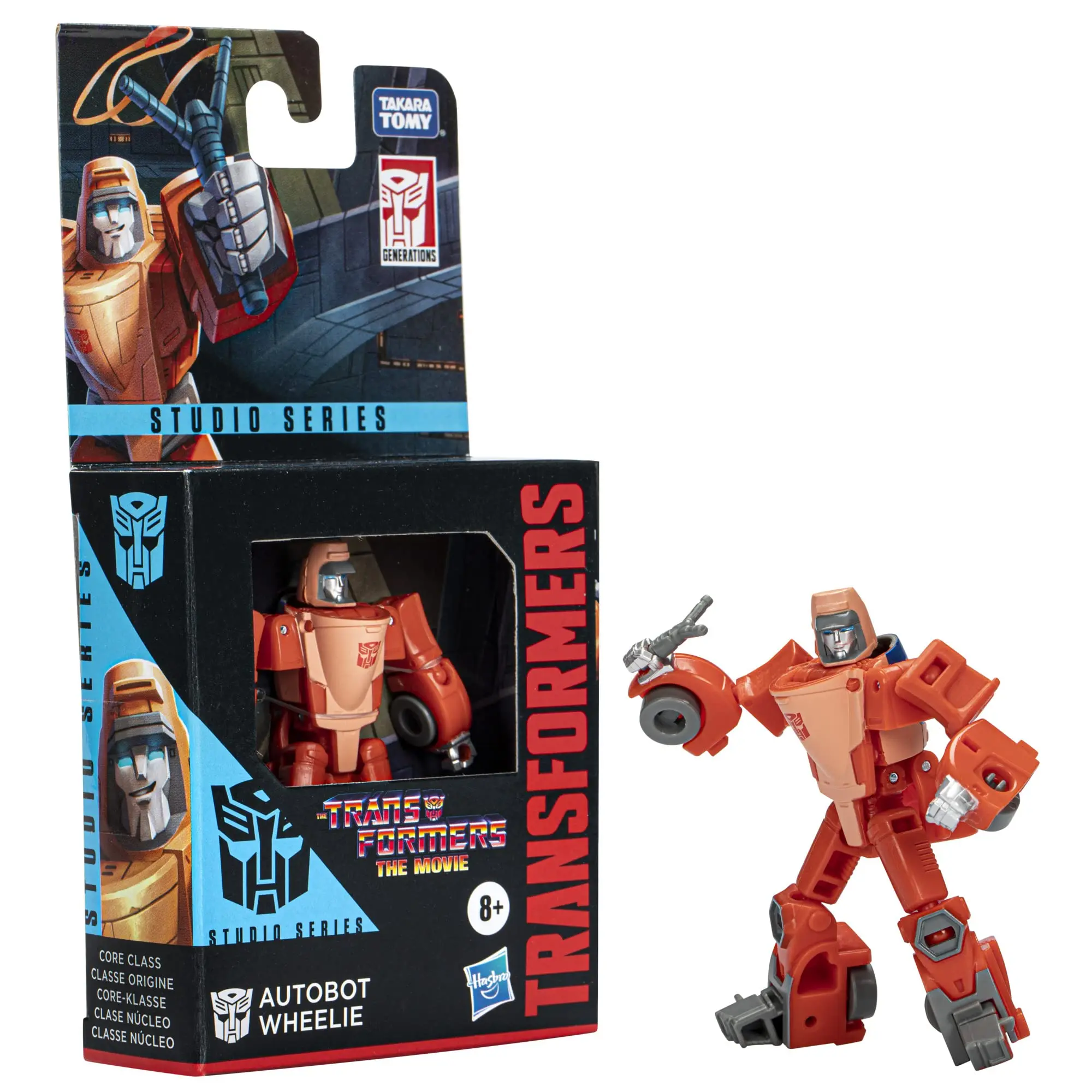 

Hasbro Transformers Studio Series Core Class The The Movie Autobot Wheelie Toys F3140