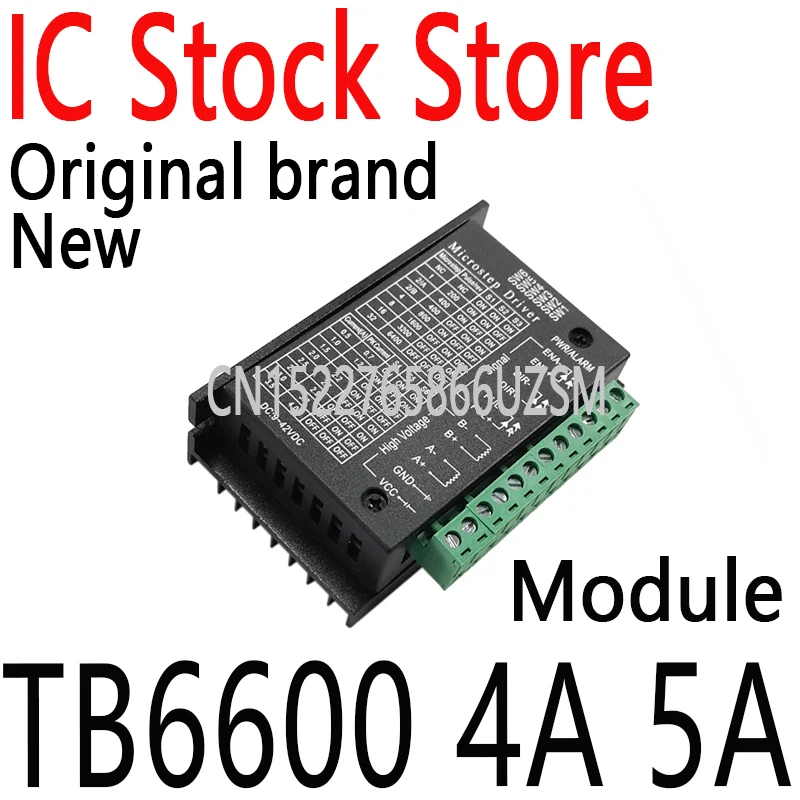 Плата управления шаговым двигателем CNC 34 42/57/86, улучшенная версия Nema 23 Nema 17 32 сегмента DC 9-42 в Arduino TB6600 4A 5A