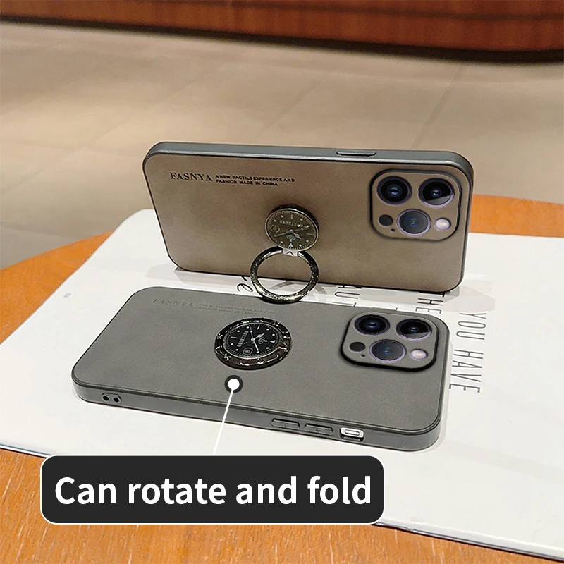 Для Oppo A38 4G: кожаная овчина для A 38 74 54 57 53 16-кольцевой защитный чехол мобильного