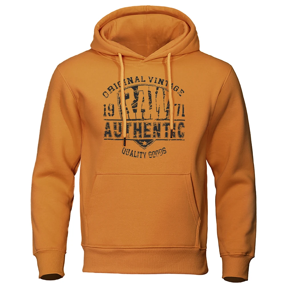 Оригинальные винтажные 1971 оригинальные мужские толстовки Качественный